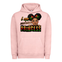 Pigment Salmon i am melanin princess black peekaboo Urban Hoodie - CowGirlArtShop