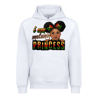 White i am melanin princess black peekaboo Urban Hoodie - CowGirlArtShop