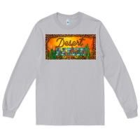 Moon Dust western desert darlin sunset cactus leopard serape   license plate tem Long Sleeve Tee - BarkalooDesign