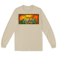 Mushroom western desert darlin sunset cactus leopard serape   license plate tem Long Sleeve Tee - BarkalooDesign