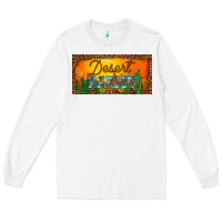 White western desert darlin sunset cactus leopard serape   license plate tem Long Sleeve Tee - BarkalooDesign
