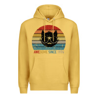 Antique Gold Awesome Since 1974 Premium Hoodie - Bettercallsaul