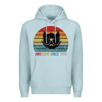 Blue Mist Awesome Since 1974 Premium Hoodie - Bettercallsaul