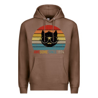 Chestnut Awesome Since 1974 Premium Hoodie - Bettercallsaul