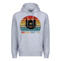 Heather Grey Awesome Since 1974 Premium Hoodie - Bettercallsaul