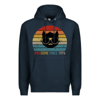 Navy Awesome Since 1974 Premium Hoodie - Bettercallsaul
