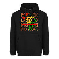 Black black history month Heavyweight Hoodie - LillyAllenDesigns