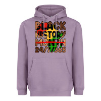 Lavender black history month Heavyweight Hoodie - LillyAllenDesigns