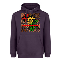 Plum black history month Heavyweight Hoodie - LillyAllenDesigns