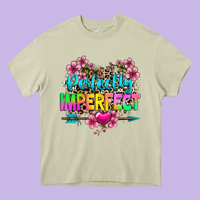 Perfectly Imperfect Heavy Core Tee Designed By Texasbilliewilder
