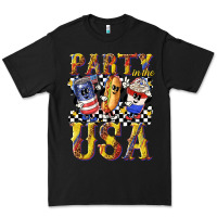 Black party in the usa with leopard Premium Tee - texasbilliewilder