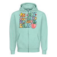 Seafoam in my 100 days of school era Zipper Hoodie - MaliasSmallBusiness