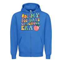 True Royal in my 100 days of school era Zipper Hoodie - MaliasSmallBusiness