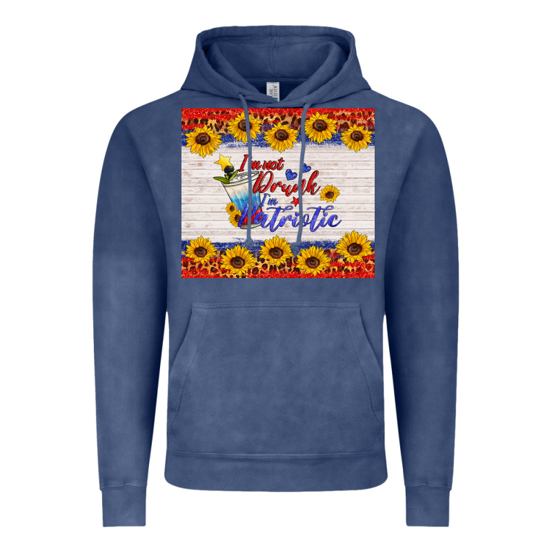 I'm Not Drunk I'm Patriotic Vintage Hoodie by HRA Design Shop | Teevron