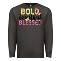 Smoke bold beautiful blessed Premium Sweatshirt - LillyAllenDesigns