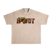 French Oak Christmas Howdy Bronco Rodeo Urban Heavy Tee - JahusDesignShop