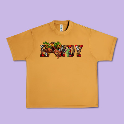 Christmas Howdy Bronco Rodeo Urban Heavy Tee Designed By Jahusdesignshop