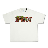 Pistachio Christmas Howdy Bronco Rodeo Urban Heavy Tee - JahusDesignShop