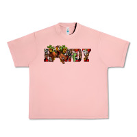 Salmon Christmas Howdy Bronco Rodeo Urban Heavy Tee - JahusDesignShop