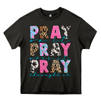 Asphalt pray on it pray over it pray throught it Heavy Core Tee - texasbilliewilder