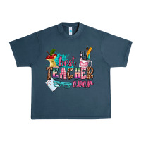 Midnight Navy best teacher ever Urban Heavy Tee - AdoDesignShop