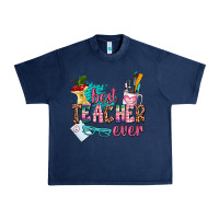 Navy best teacher ever Urban Heavy Tee - AdoDesignShop