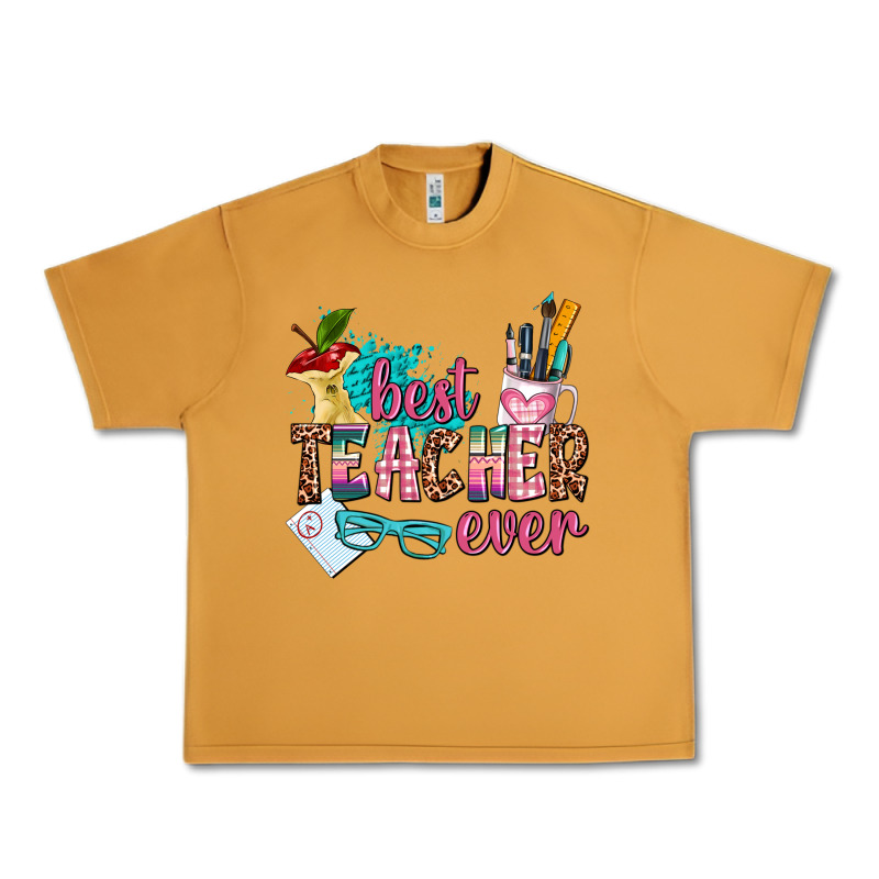 Best Teacher Ever Urban Heavy Tee by AdoDesignShop | Teevron