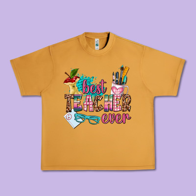 Best Teacher Ever Urban Heavy Tee Designed By Adodesignshop