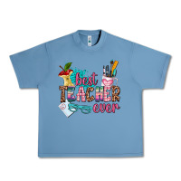 Pebble Blue best teacher ever Urban Heavy Tee - AdoDesignShop