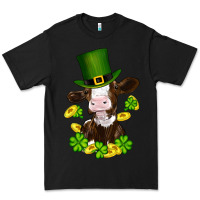 Black st patricks day cow Premium Tee - RanaPortraitStore