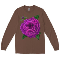 Chestnut Celestial Rose Long Sleeve Tee - LillyAllenDesigns