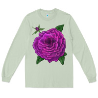 Matcha Celestial Rose Long Sleeve Tee - LillyAllenDesigns