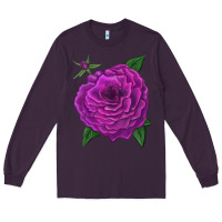 Plum Celestial Rose Long Sleeve Tee - LillyAllenDesigns