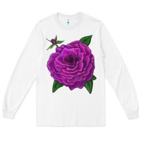 White Celestial Rose Long Sleeve Tee - LillyAllenDesigns