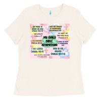 Bone daily bible affirmations Ladies Tee - MaliasSmallBusiness