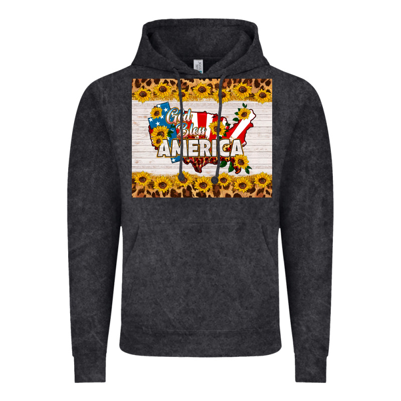 God Bless America Vintage Hoodie by HRA Design Shop | Teevron
