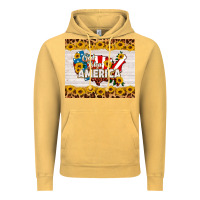 Vintage Mustard god bless america Vintage Hoodie - HRA Design Shop