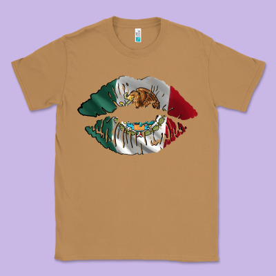 Mexico Lips Classic Tee Designed By Adodesignshop