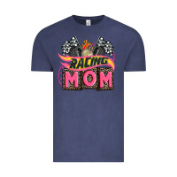 Vintage Denim racing mom with racing oto equipment Vintage Tee - AdoDesignShop