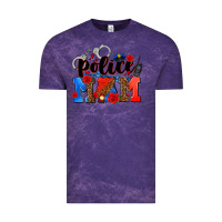 Cloud Purple police mom Vintage Tee - AdoDesignShop