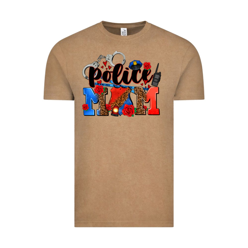 Police Mom Vintage Tee by AdoDesignShop | Teevron