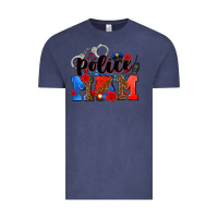 Vintage Denim police mom Vintage Tee - AdoDesignShop