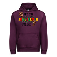 Mauve Wine its the juneteenth for me Urban Hoodie - CowGirlArtShop