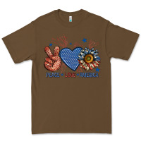 Cacao peace love america billie wilder Premium Tee - texasbilliewilder