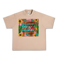 Burro raised 90's country guitar cactus sunflower's Urban Heavy Tee - Artiststas