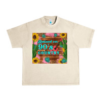 Sandshell raised 90's country guitar cactus sunflower's Urban Heavy Tee - Artiststas