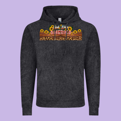God Bless America Libbey Cup Vintage Hoodie Designed By Hra Design Shop