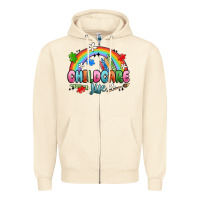 Sandshell childcare life Zipper Hoodie - MaliasSmallBusiness