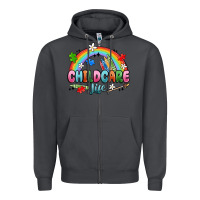 Smoke childcare life Zipper Hoodie - MaliasSmallBusiness