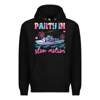 Black party in slow motion Premium Hoodie - JahusDesignShop